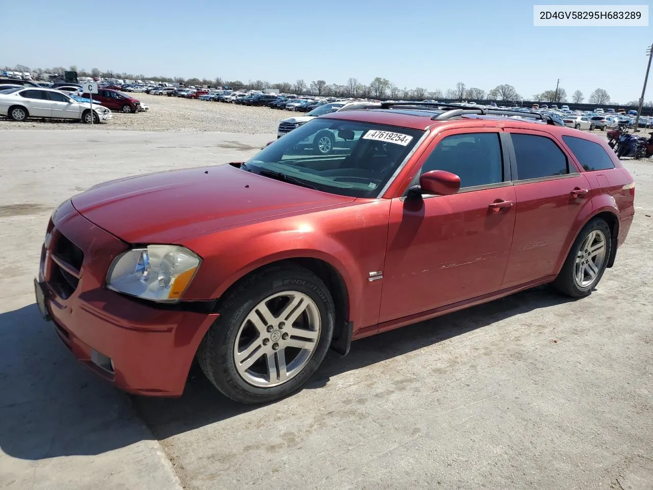 2005 Dodge Magnum R/T VIN: 2D4GV58295H683289 Lot: 47619254