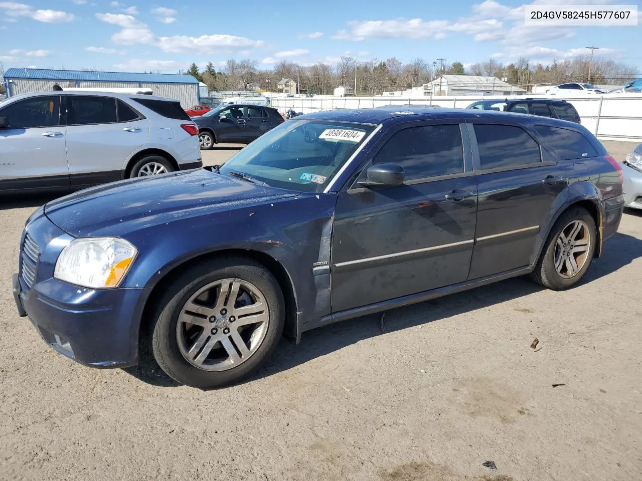 2005 Dodge Magnum R/T VIN: 2D4GV58245H577607 Lot: 61497494