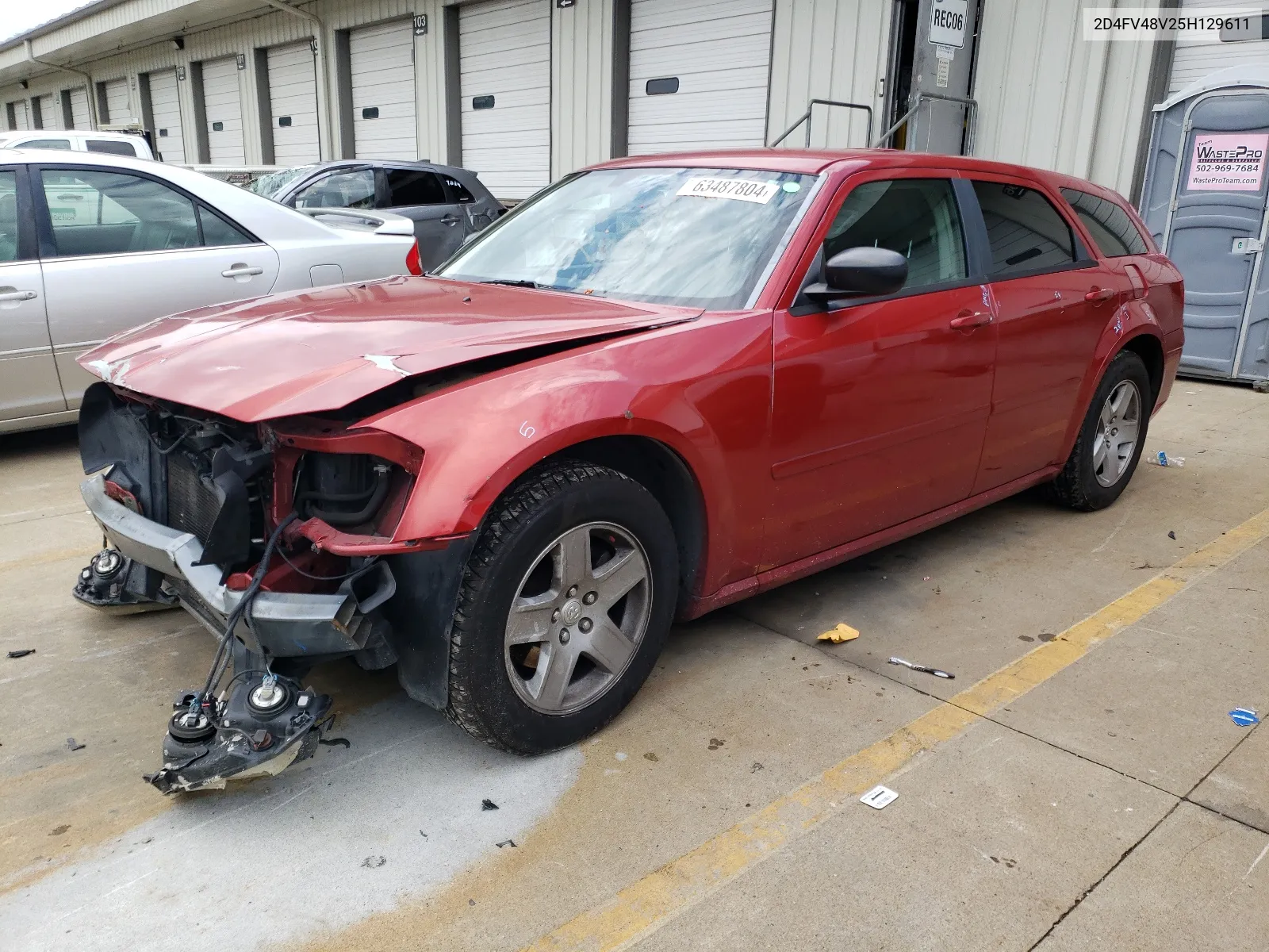 2005 Dodge Magnum Sxt VIN: 2D4FV48V25H129611 Lot: 63487804