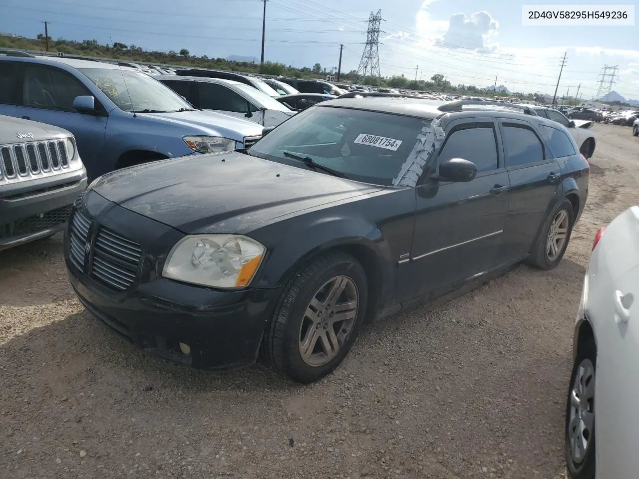 2005 Dodge Magnum R/T VIN: 2D4GV58295H549236 Lot: 68081754