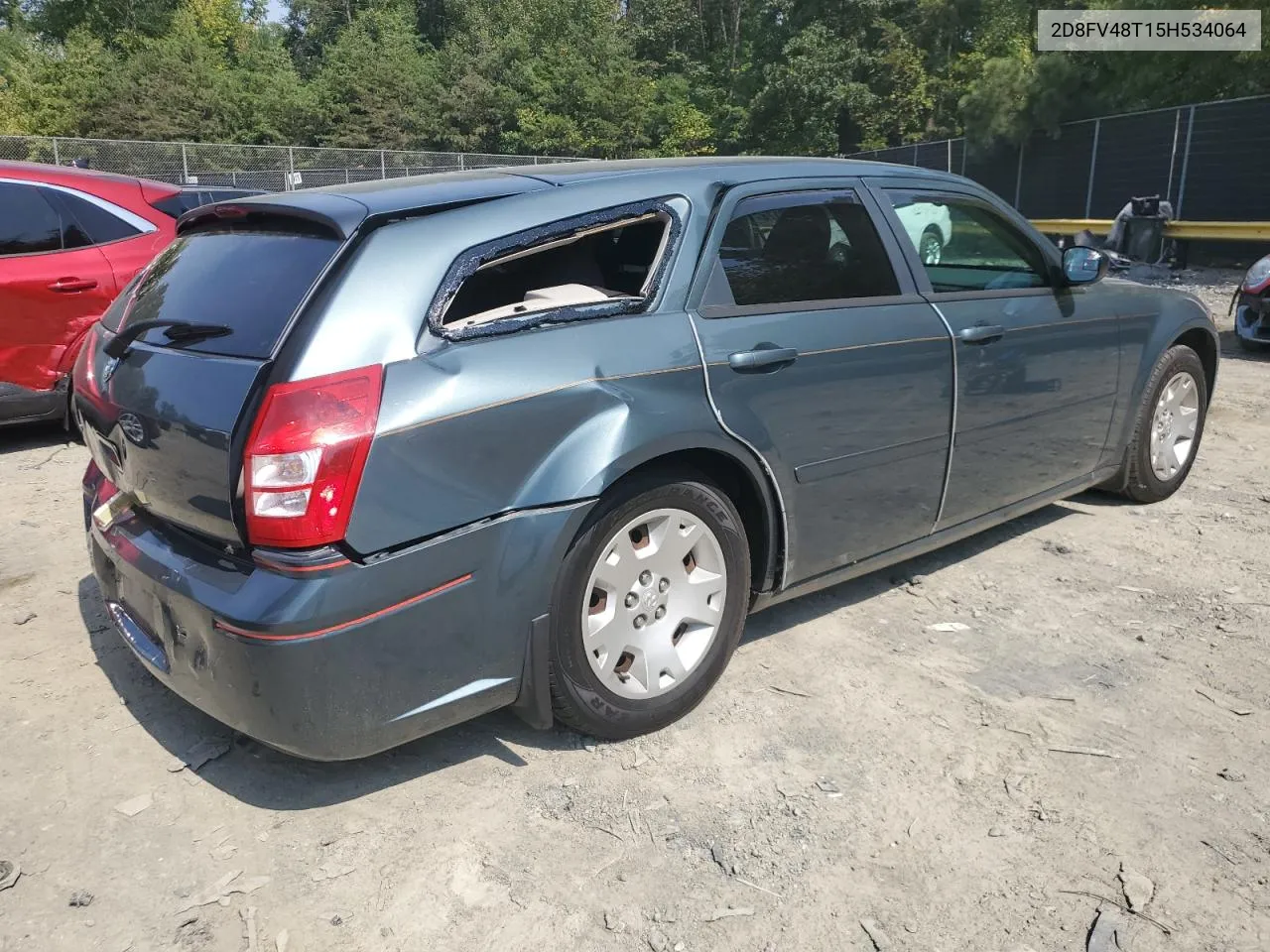 2005 Dodge Magnum Se VIN: 2D8FV48T15H534064 Lot: 69132174