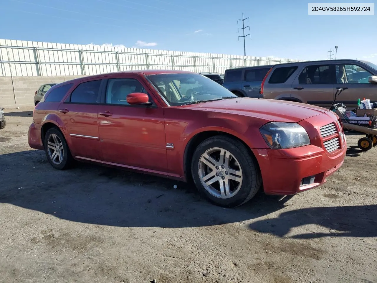 2005 Dodge Magnum R/T VIN: 2D4GV58265H592724 Lot: 74579204