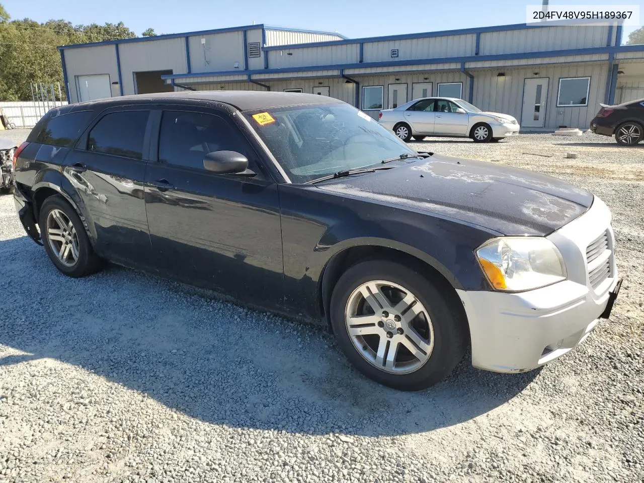 2005 Dodge Magnum Sxt VIN: 2D4FV48V95H189367 Lot: 74804394