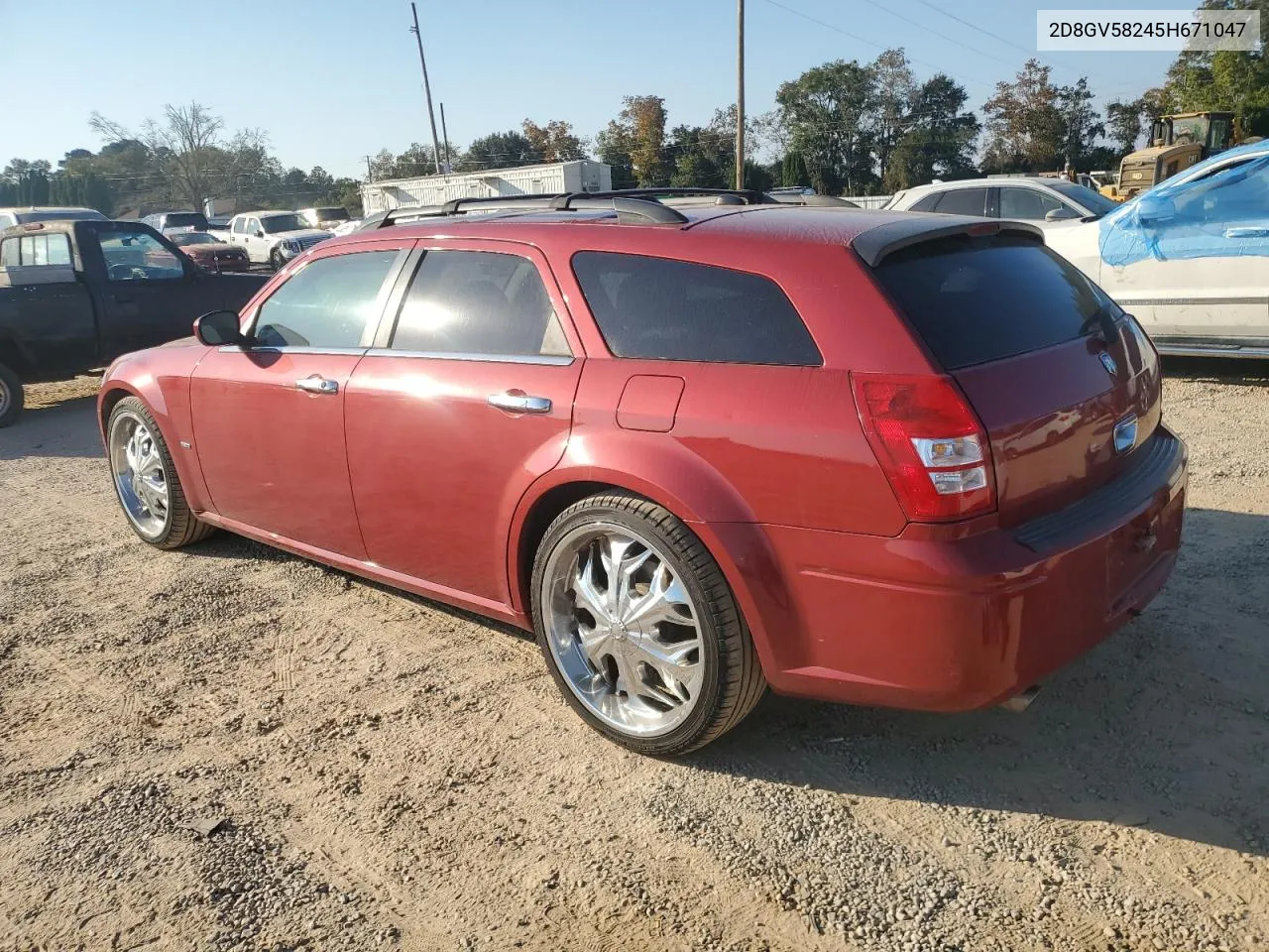 2005 Dodge Magnum R/T VIN: 2D8GV58245H671047 Lot: 77105524