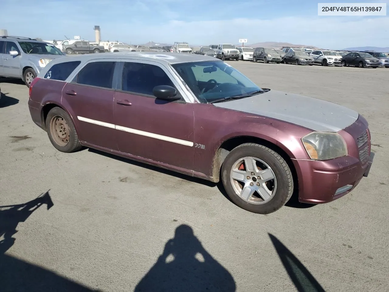 2005 Dodge Magnum Se VIN: 2D4FV48T65H139847 Lot: 77403024