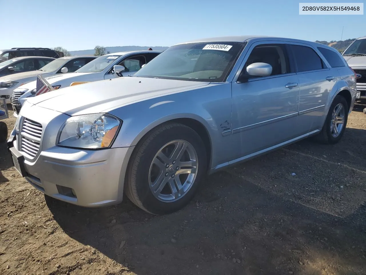 2005 Dodge Magnum R/T VIN: 2D8GV582X5H549468 Lot: 77535504