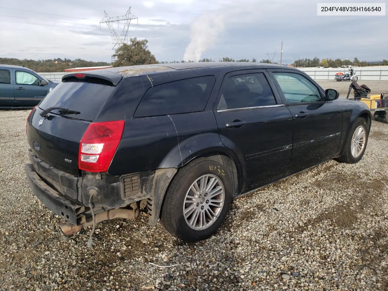 2005 Dodge Magnum Sxt VIN: 2D4FV48V35H166540 Lot: 78628284