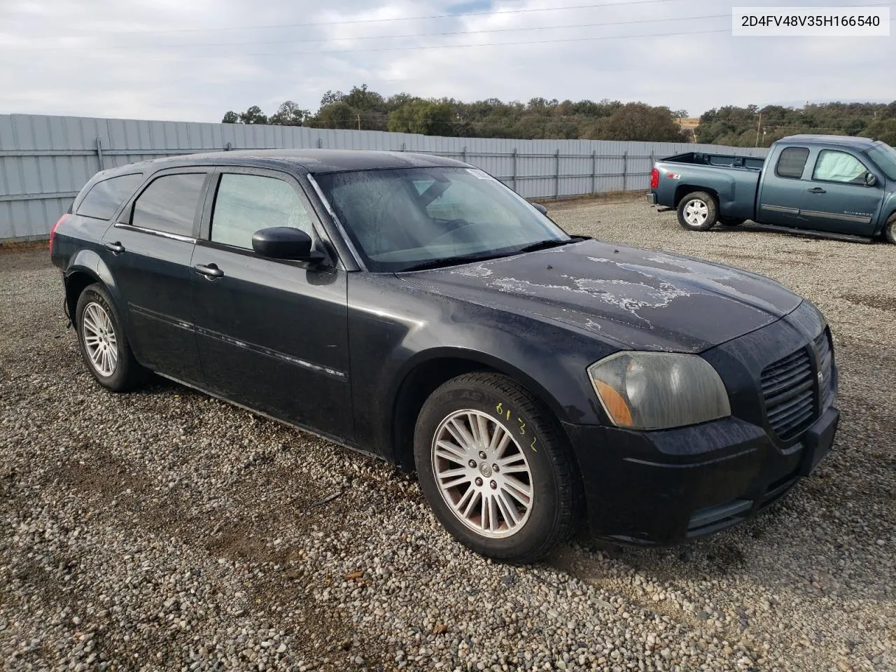 2005 Dodge Magnum Sxt VIN: 2D4FV48V35H166540 Lot: 78628284