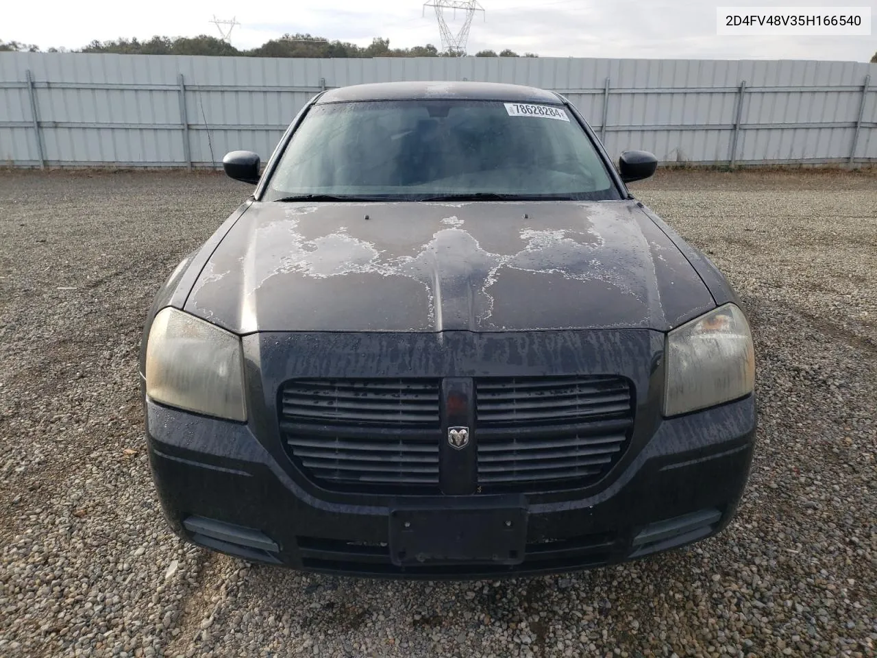 2005 Dodge Magnum Sxt VIN: 2D4FV48V35H166540 Lot: 78628284