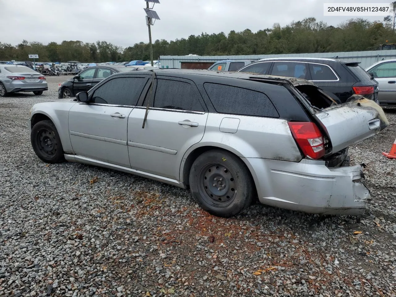 2005 Dodge Magnum Sxt VIN: 2D4FV48V85H123487 Lot: 79311454