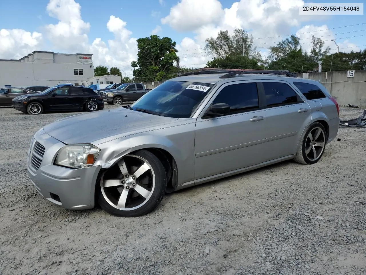 2005 Dodge Magnum Sxt VIN: 2D4FV48V55H154048 Lot: 80156254