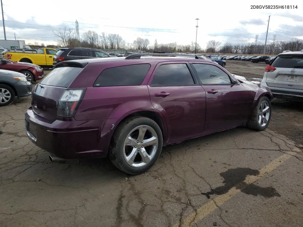 2005 Dodge Magnum R/T VIN: 2D8GV58235H618114 Lot: 80444384