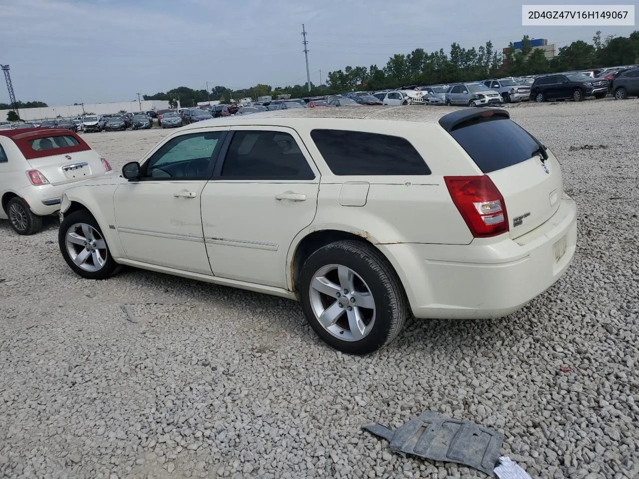 2006 Dodge Magnum Sxt VIN: 2D4GZ47V16H149067 Lot: 67564774