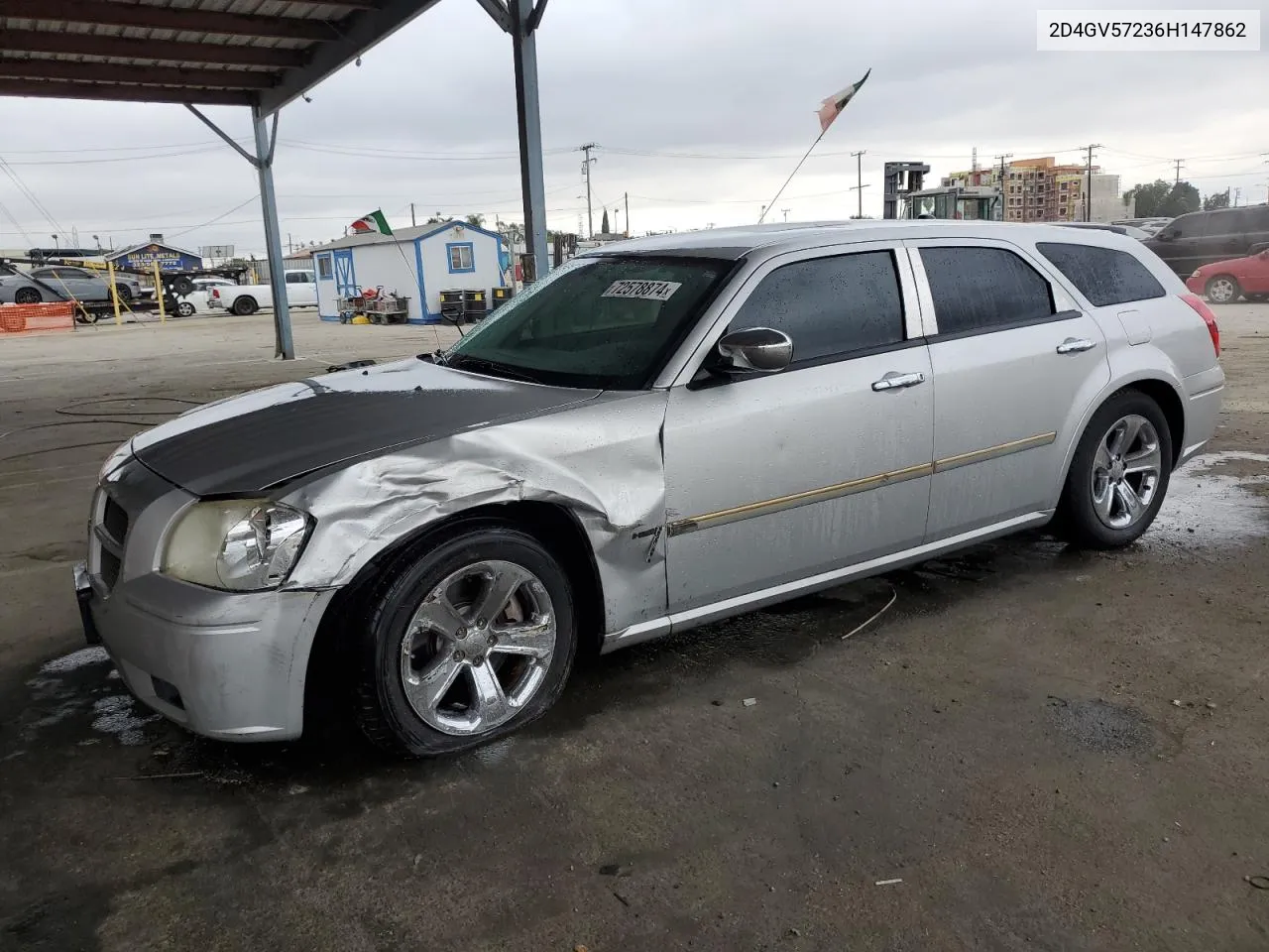 2006 Dodge Magnum R/T VIN: 2D4GV57236H147862 Lot: 72578874