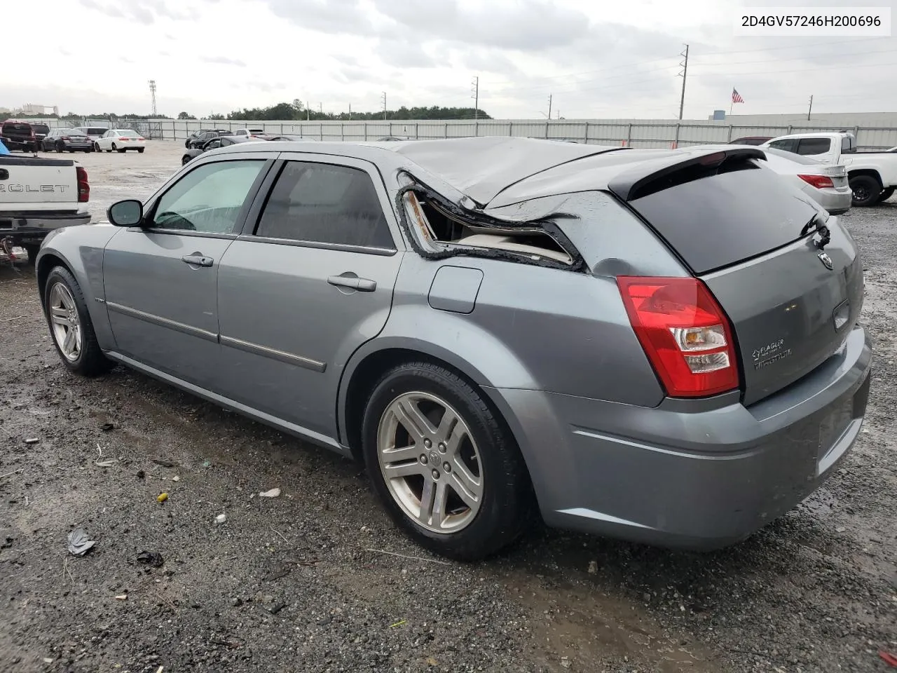 2006 Dodge Magnum R/T VIN: 2D4GV57246H200696 Lot: 74246524