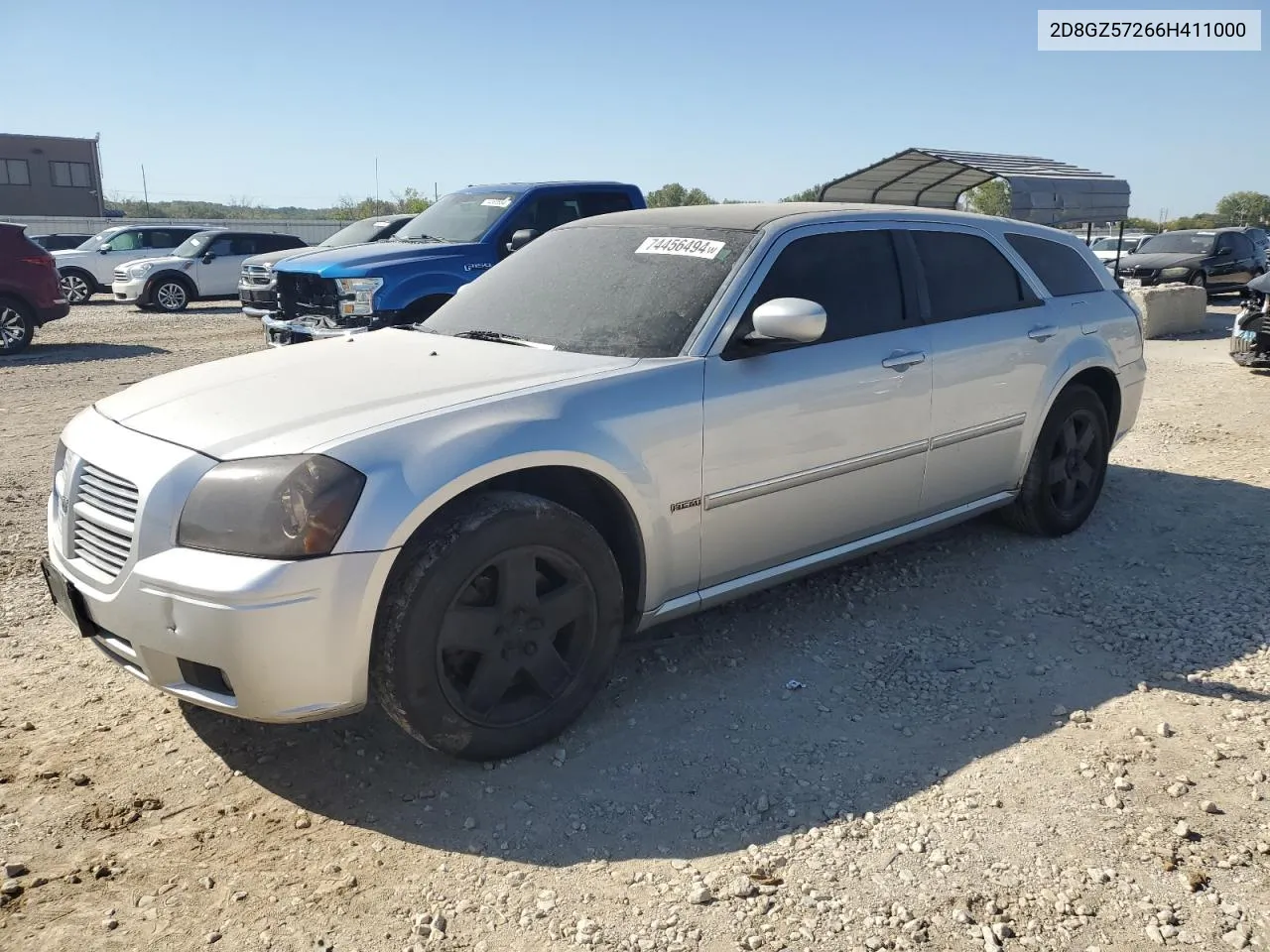 2006 Dodge Magnum R/T VIN: 2D8GZ57266H411000 Lot: 74456494