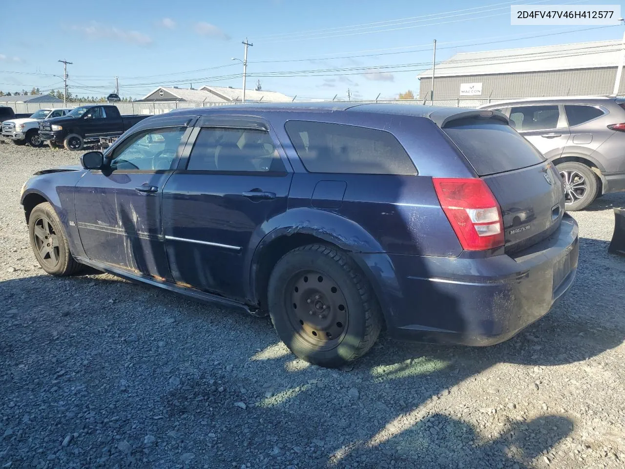 2006 Dodge Magnum Sxt VIN: 2D4FV47V46H412577 Lot: 77416204