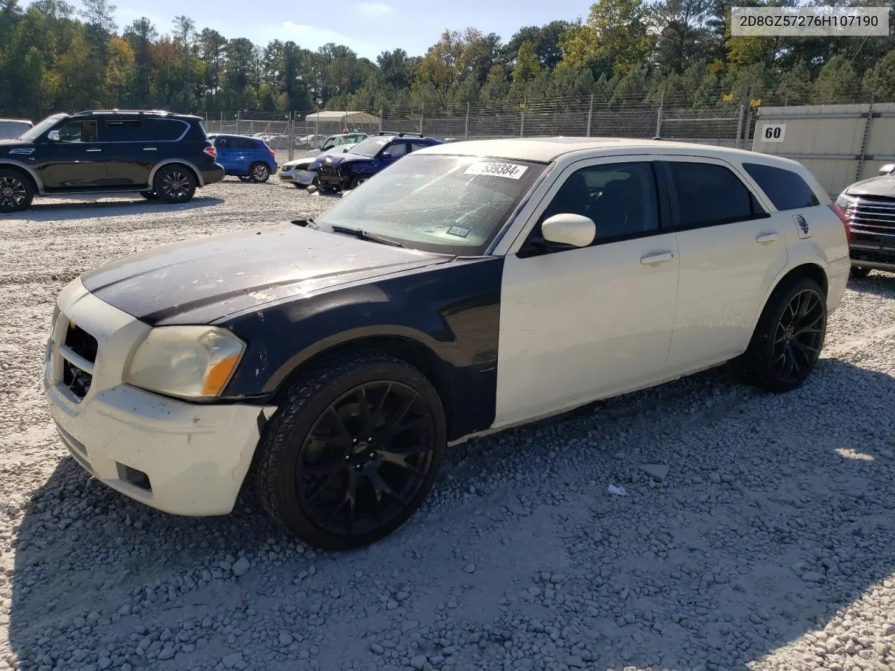 2006 Dodge Magnum R/T VIN: 2D8GZ57276H107190 Lot: 77539384