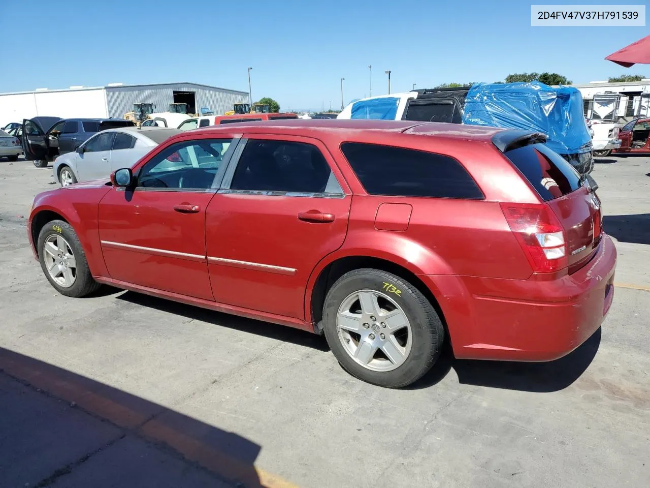 2007 Dodge Magnum Sxt VIN: 2D4FV47V37H791539 Lot: 60450634