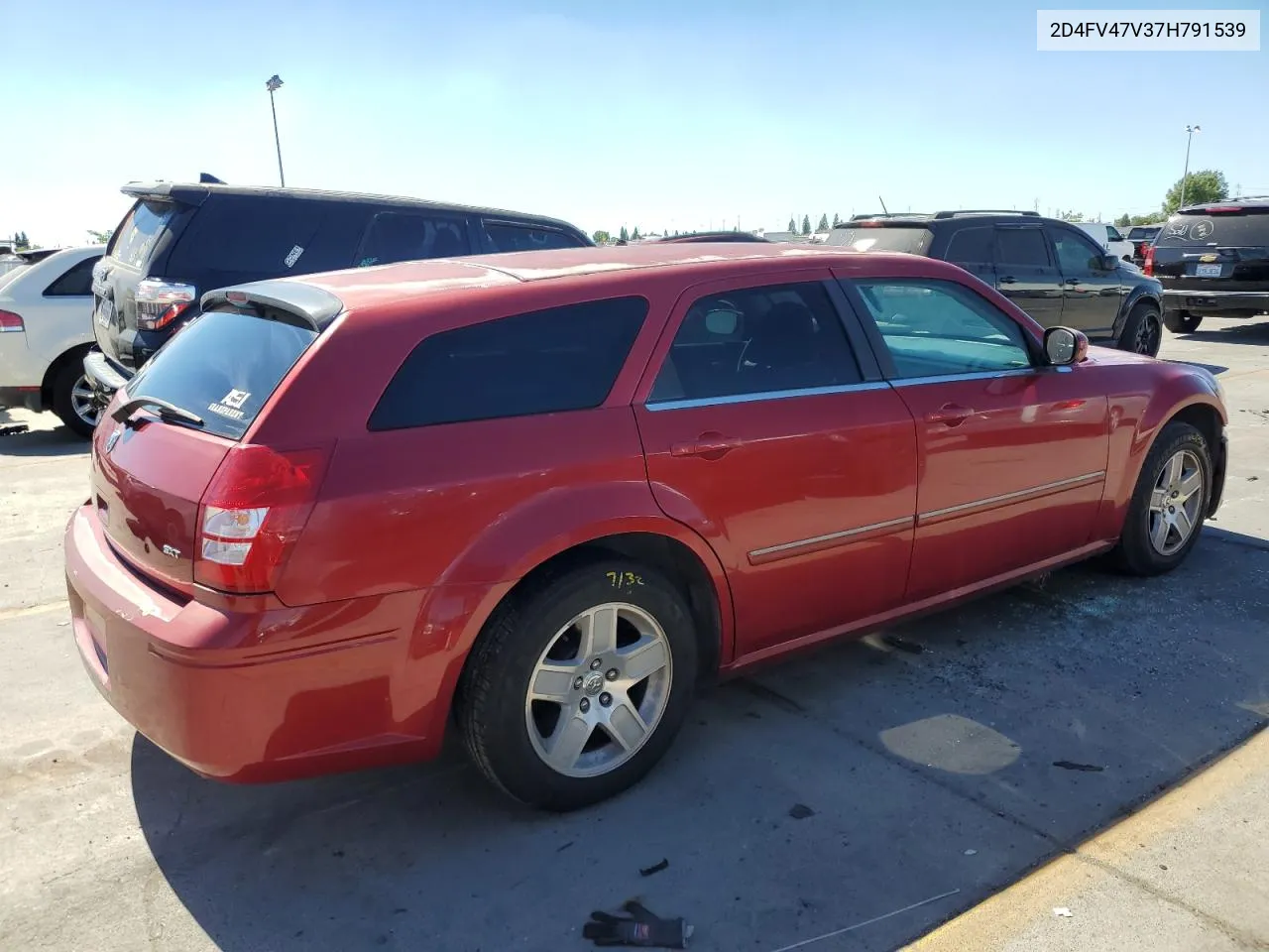 2007 Dodge Magnum Sxt VIN: 2D4FV47V37H791539 Lot: 60450634