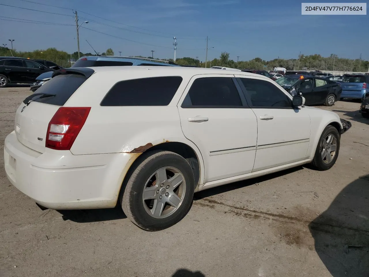 2007 Dodge Magnum Sxt VIN: 2D4FV47V77H776624 Lot: 70665334