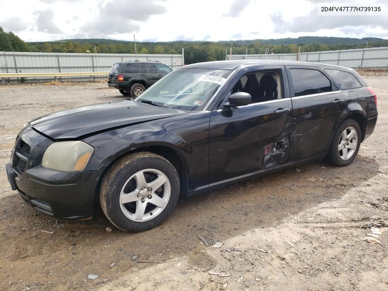 2007 Dodge Magnum Se VIN: 2D4FV47T77H739135 Lot: 72145074