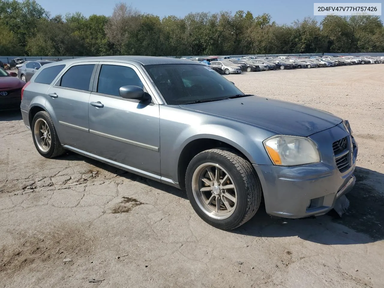 2007 Dodge Magnum Sxt VIN: 2D4FV47V77H757426 Lot: 74962394