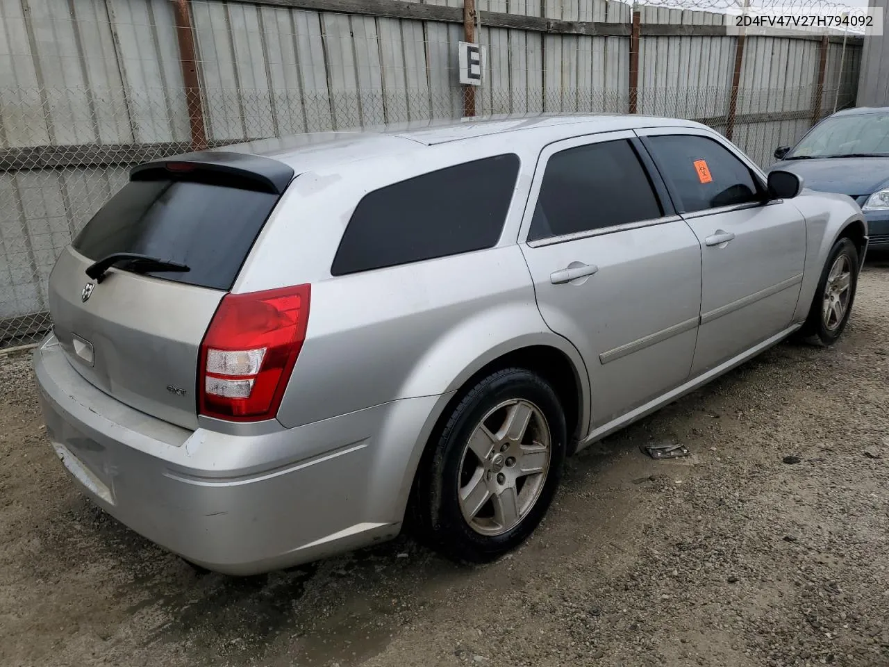 2007 Dodge Magnum Sxt VIN: 2D4FV47V27H794092 Lot: 76166934