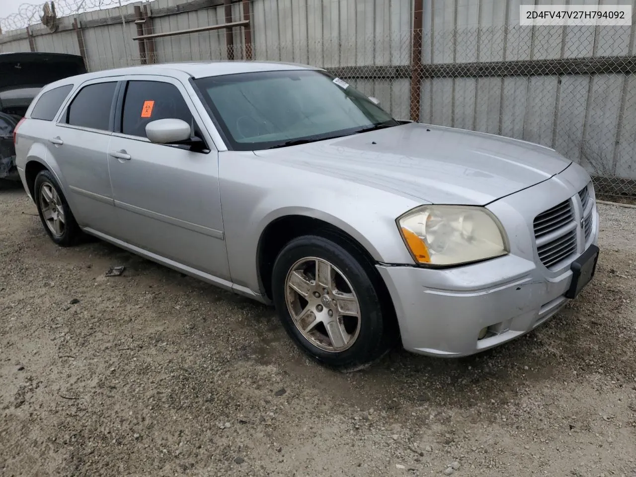 2007 Dodge Magnum Sxt VIN: 2D4FV47V27H794092 Lot: 76166934