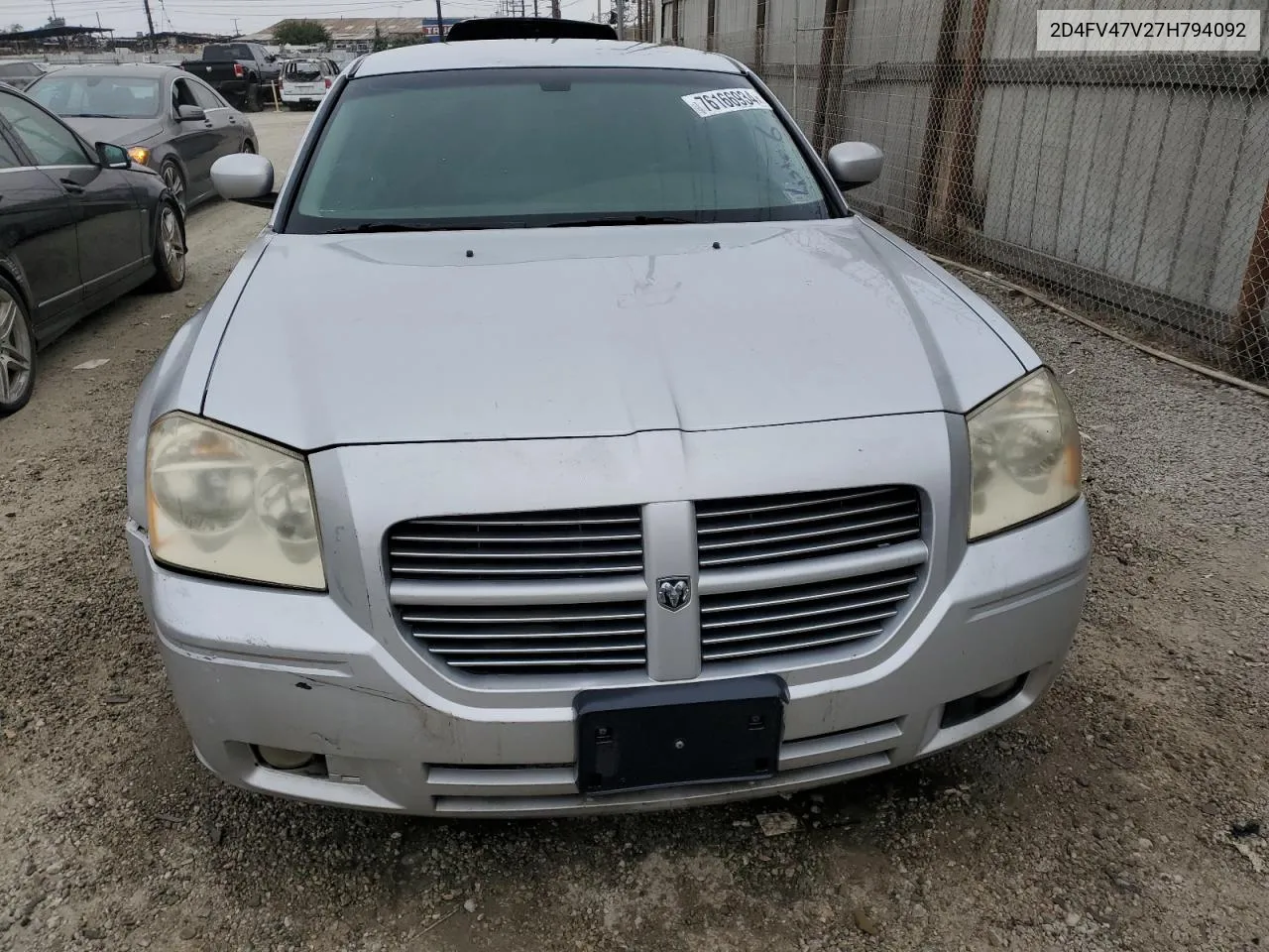 2007 Dodge Magnum Sxt VIN: 2D4FV47V27H794092 Lot: 76166934