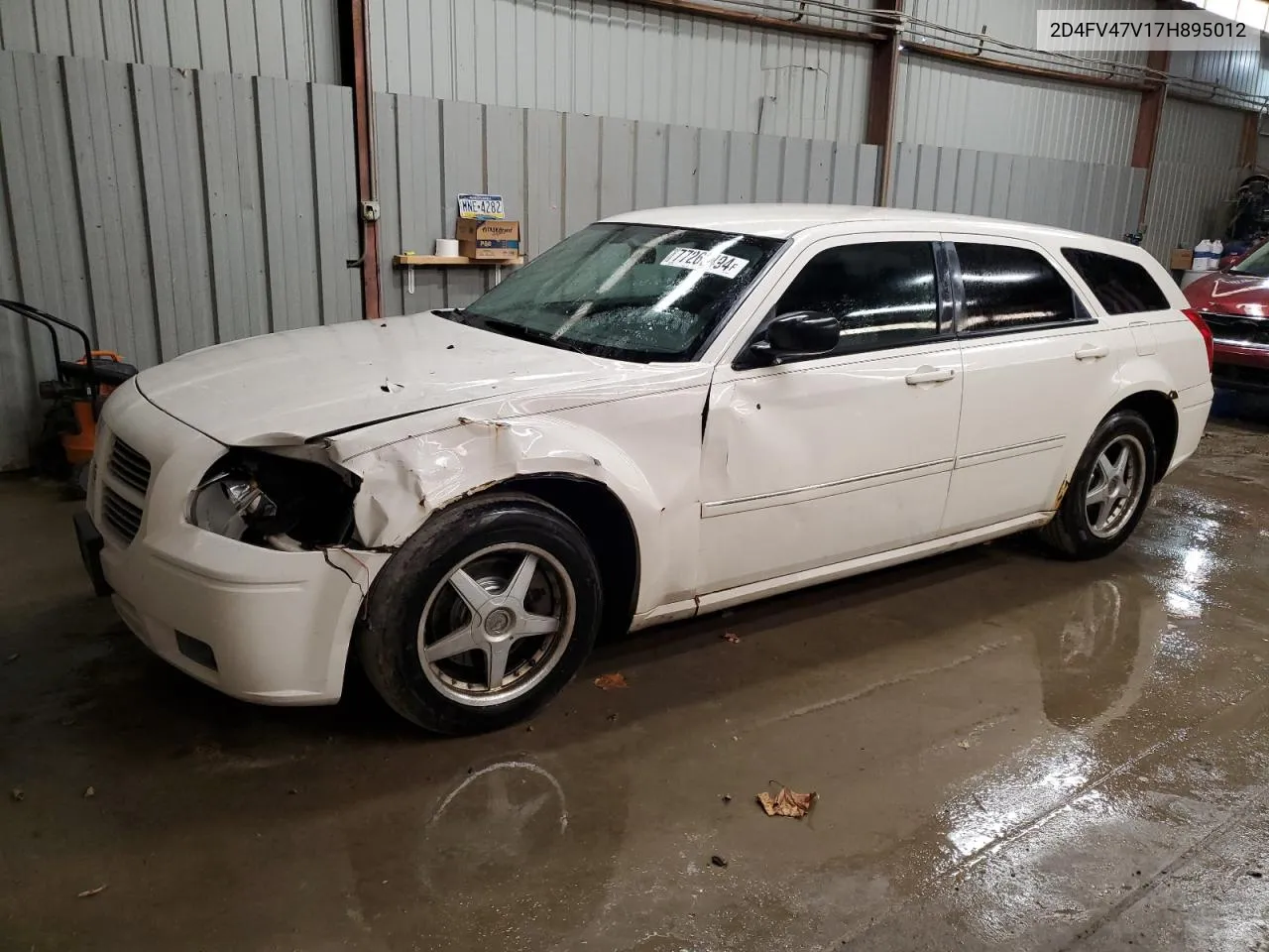 2007 Dodge Magnum Sxt VIN: 2D4FV47V17H895012 Lot: 77263494