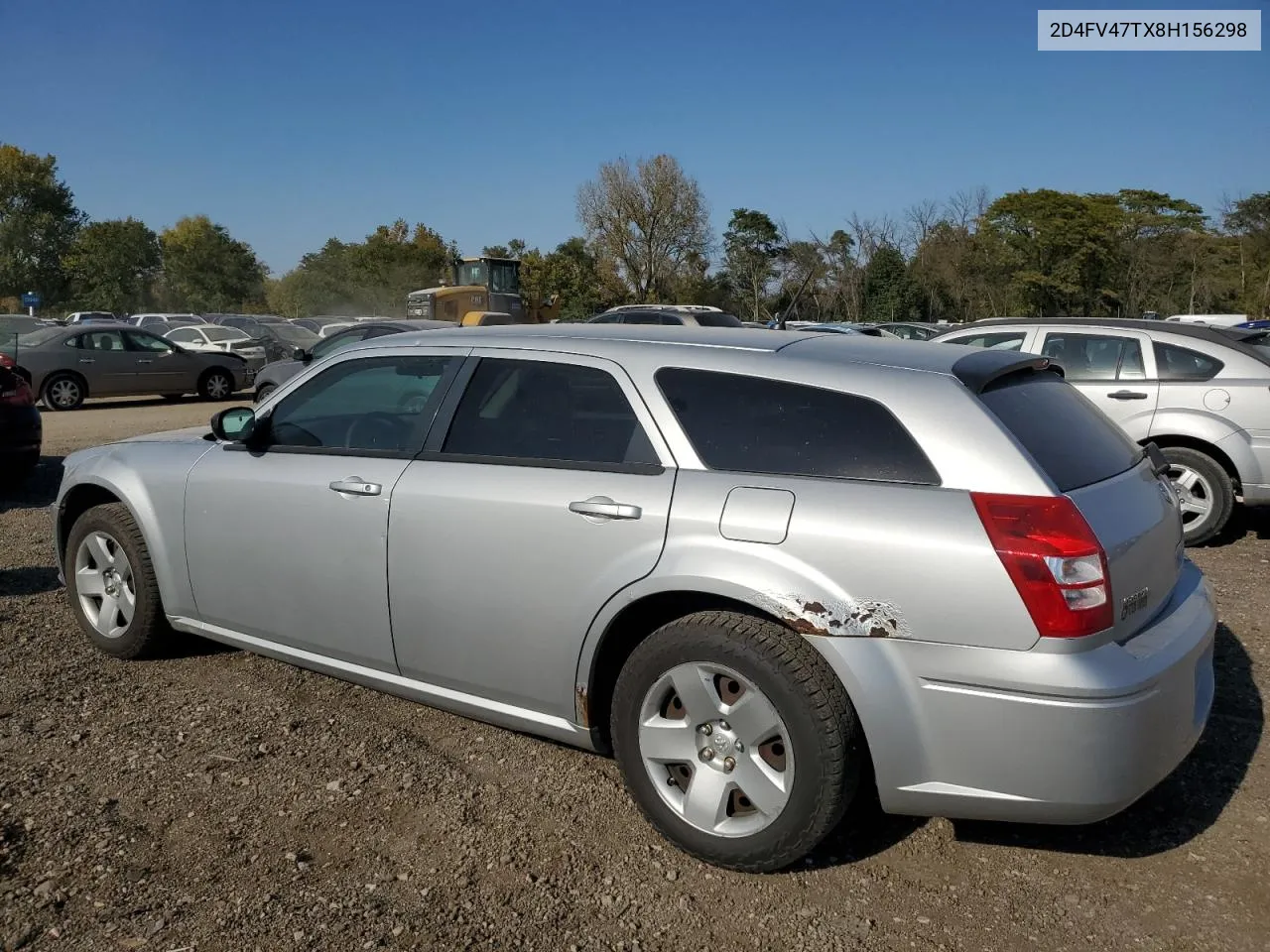 2008 Dodge Magnum VIN: 2D4FV47TX8H156298 Lot: 75012314