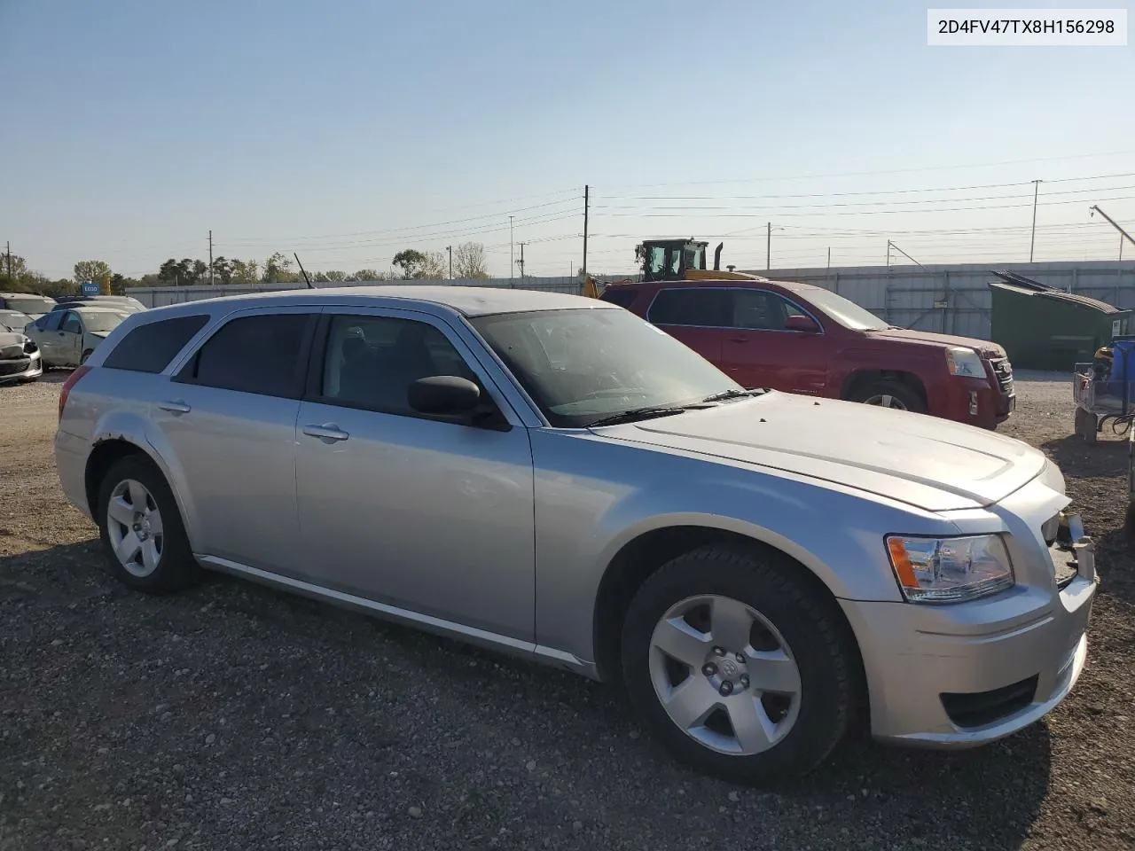 2008 Dodge Magnum VIN: 2D4FV47TX8H156298 Lot: 75012314