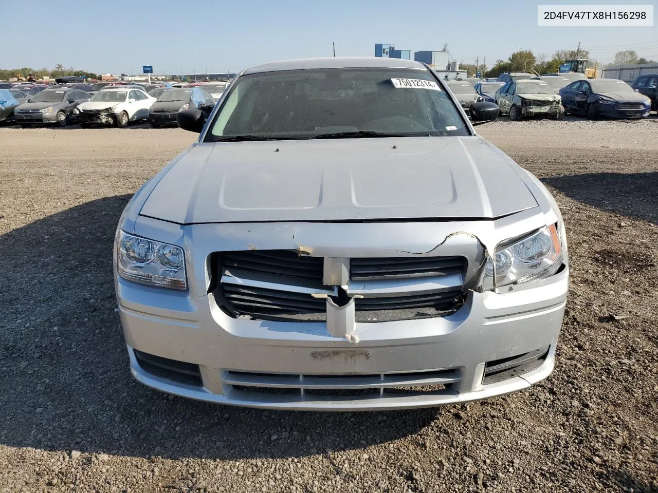 2008 Dodge Magnum VIN: 2D4FV47TX8H156298 Lot: 75012314