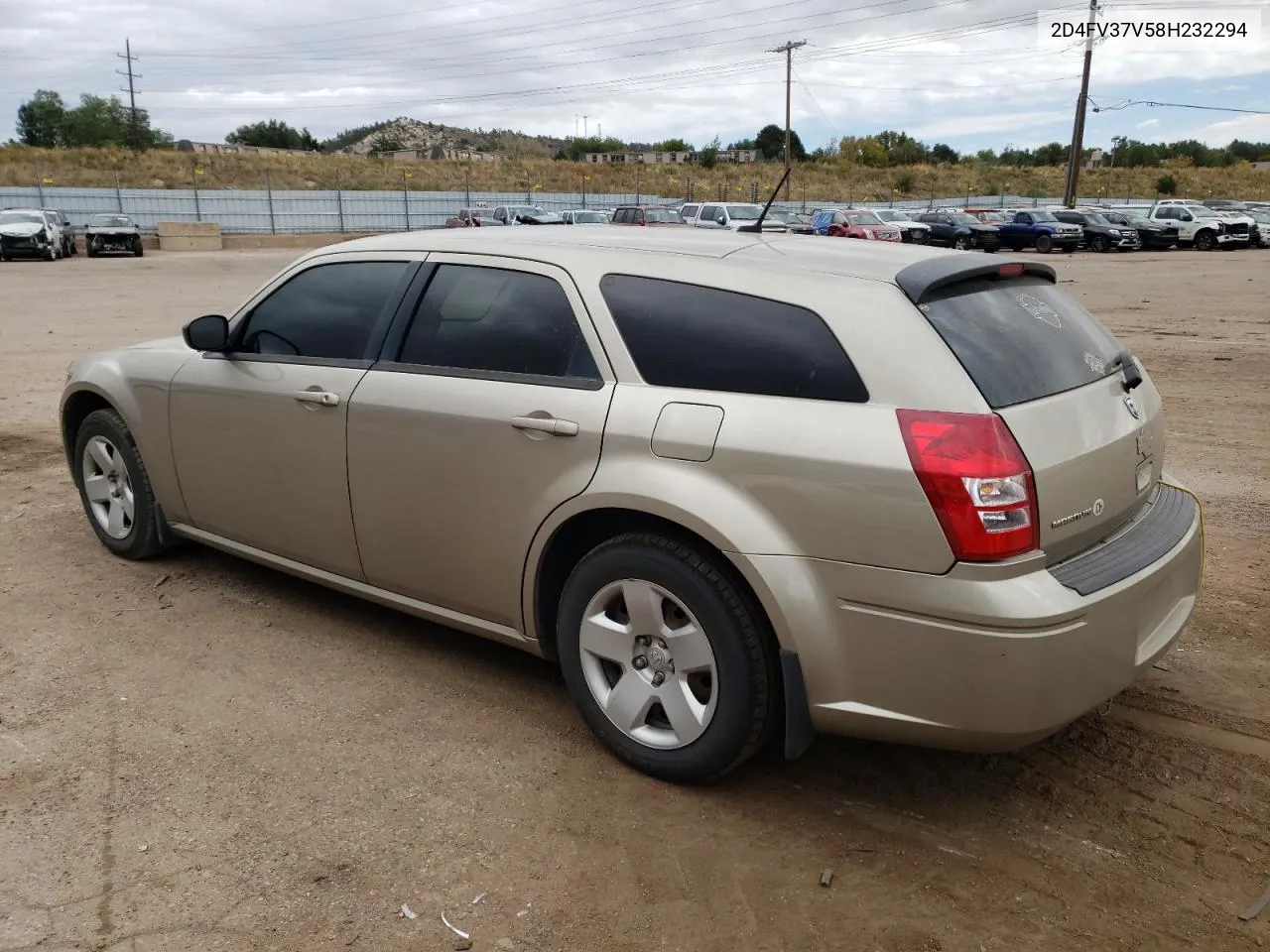 2008 Dodge Magnum Sxt VIN: 2D4FV37V58H232294 Lot: 76615274