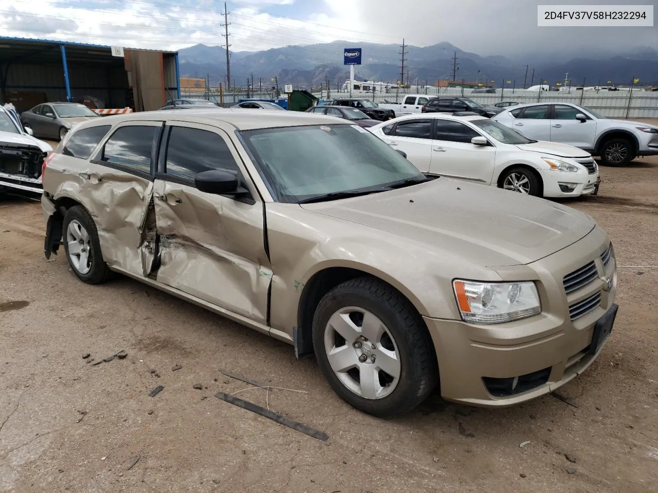 2008 Dodge Magnum Sxt VIN: 2D4FV37V58H232294 Lot: 76615274