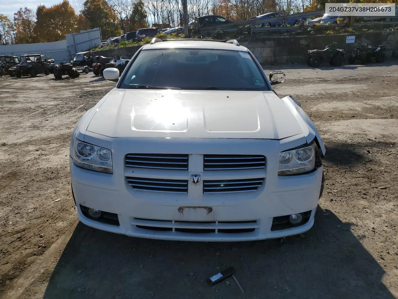 2008 Dodge Magnum Sxt VIN: 2D4GZ37V38H206673 Lot: 78195354