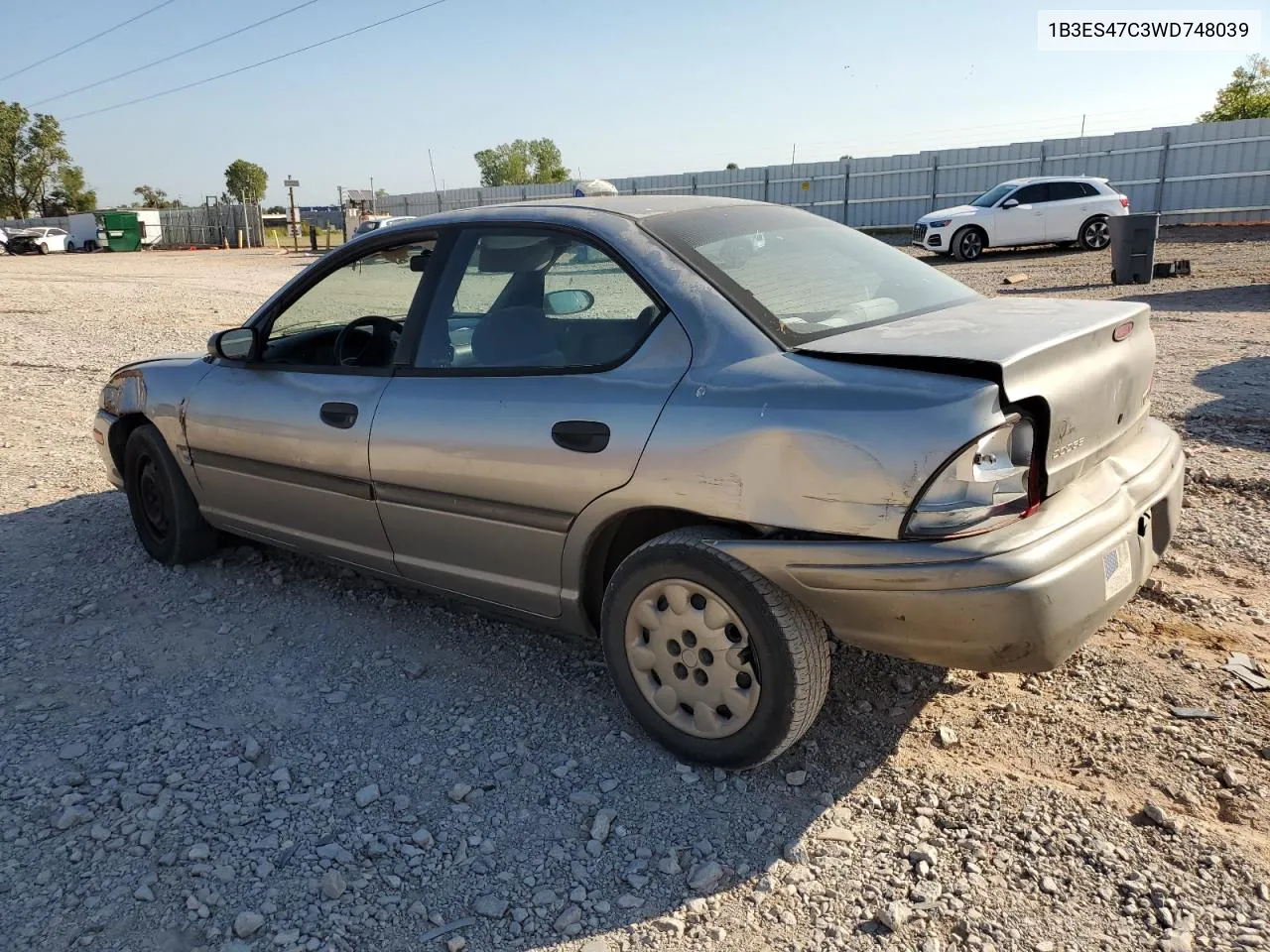 1998 Dodge Neon Highline VIN: 1B3ES47C3WD748039 Lot: 74674624