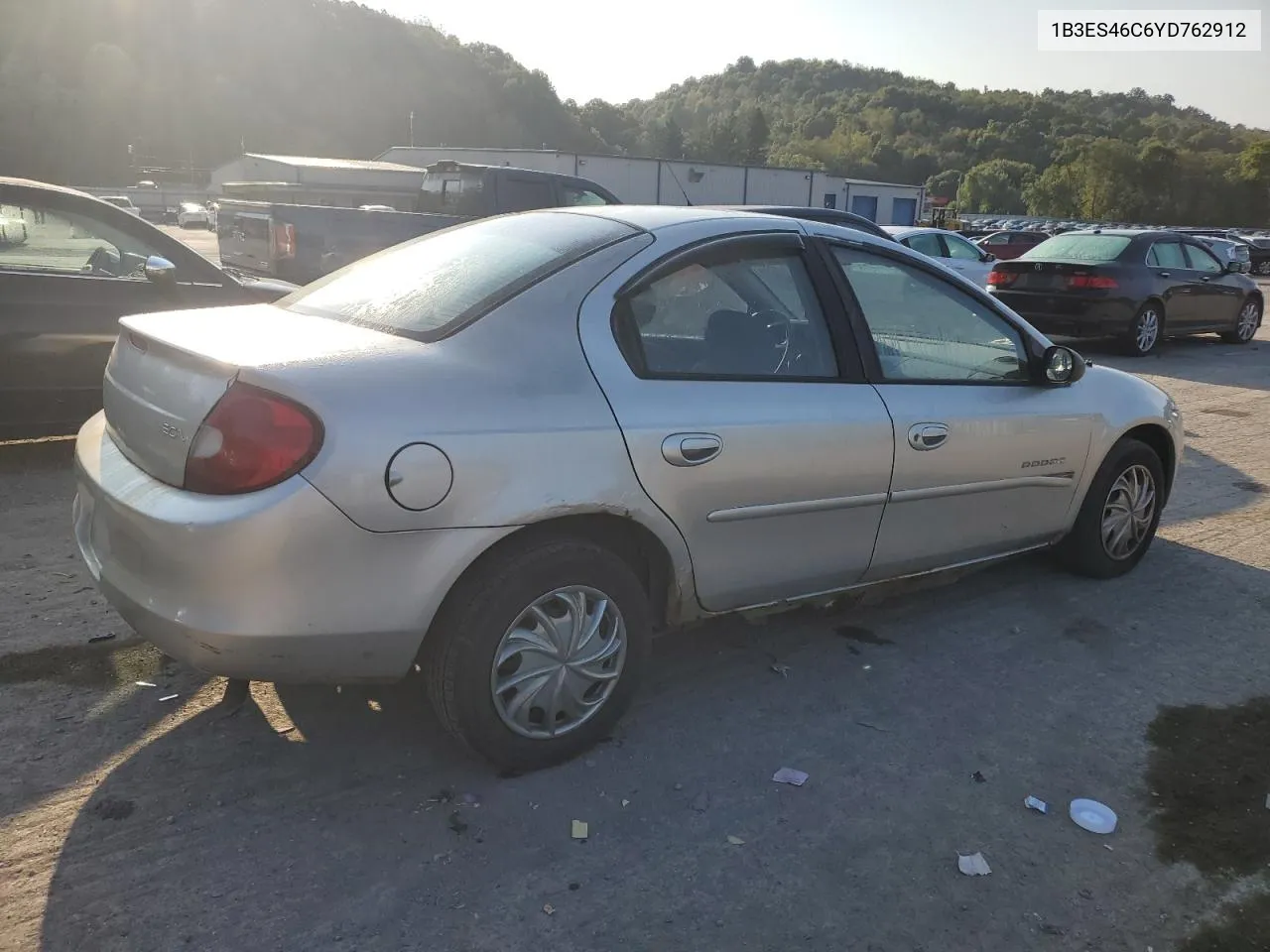 2000 Dodge Neon Base VIN: 1B3ES46C6YD762912 Lot: 70285004