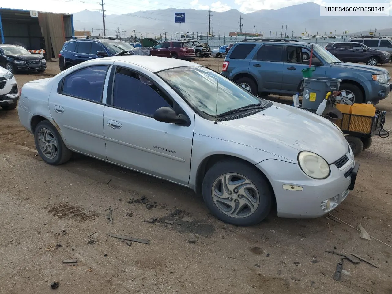 2000 Dodge Neon Base VIN: 1B3ES46C6YD550348 Lot: 76581624