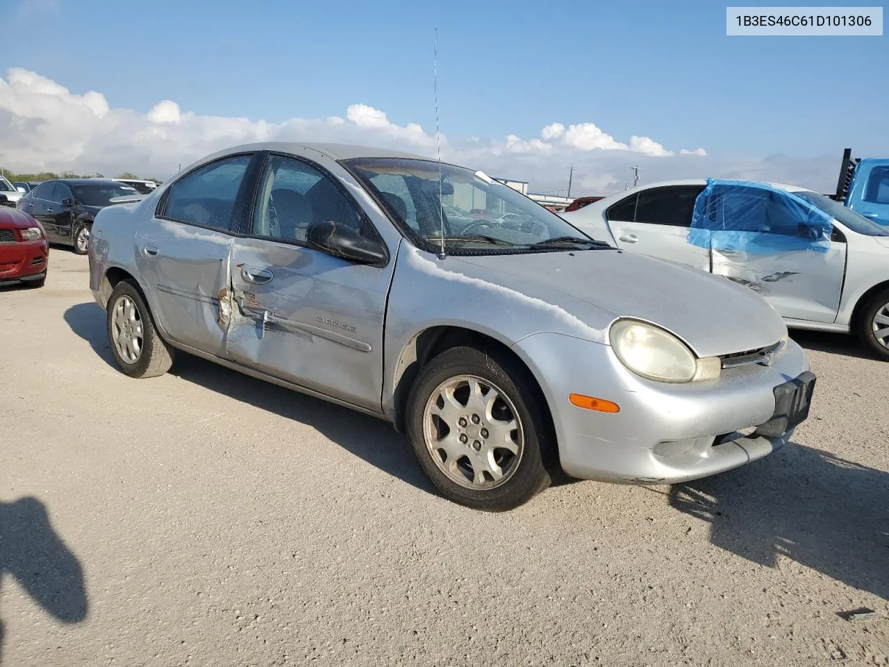 2001 Dodge Neon Se VIN: 1B3ES46C61D101306 Lot: 71385204