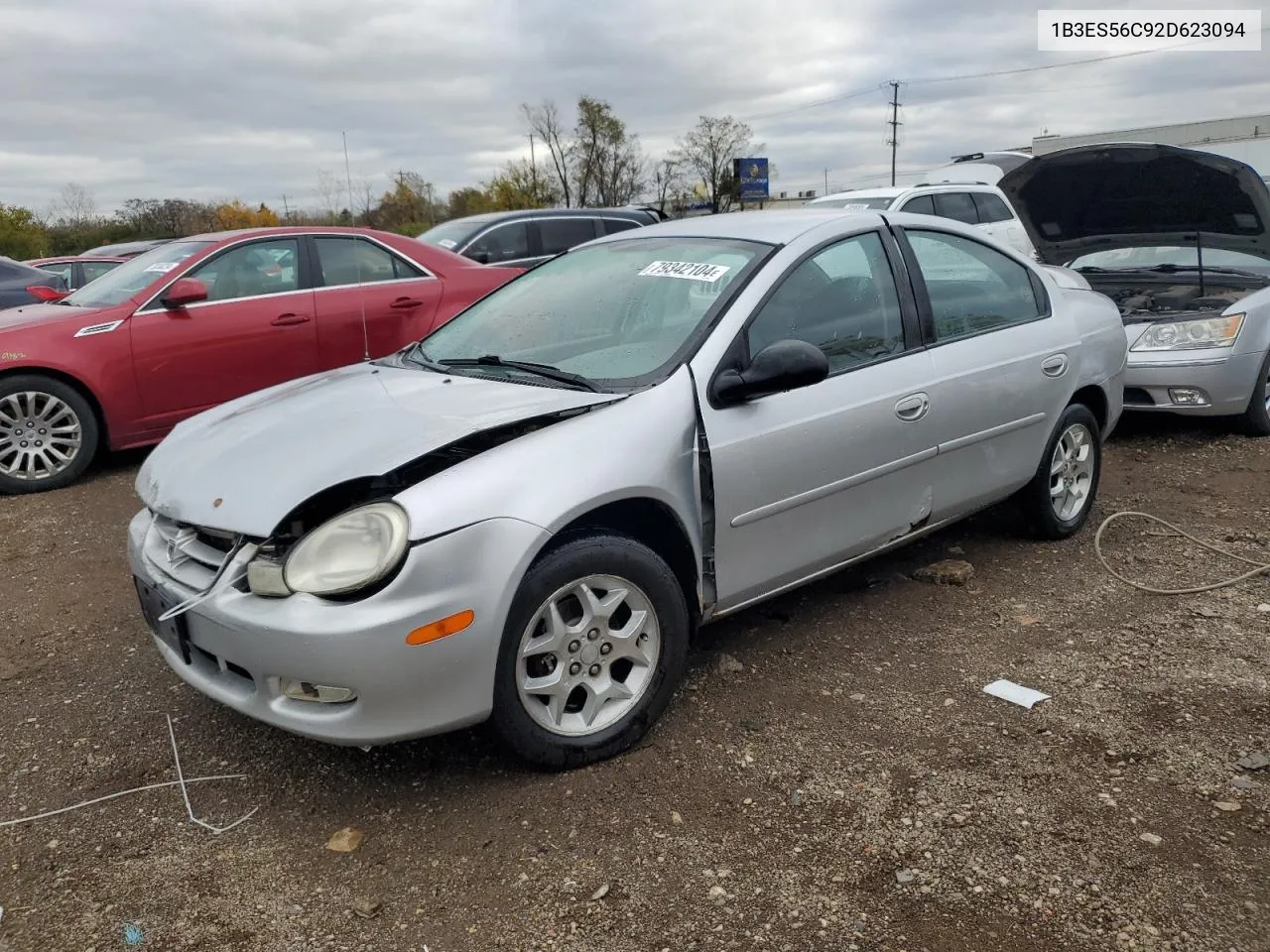 2002 Dodge Neon Es VIN: 1B3ES56C92D623094 Lot: 79342104