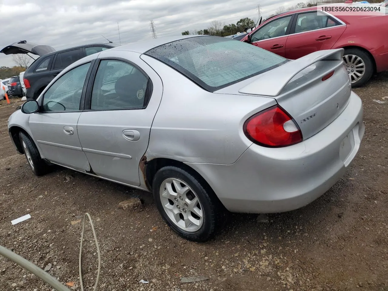 2002 Dodge Neon Es VIN: 1B3ES56C92D623094 Lot: 79342104