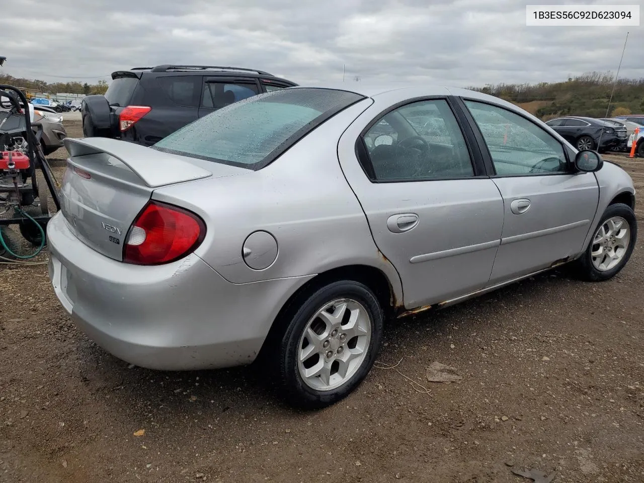 2002 Dodge Neon Es VIN: 1B3ES56C92D623094 Lot: 79342104