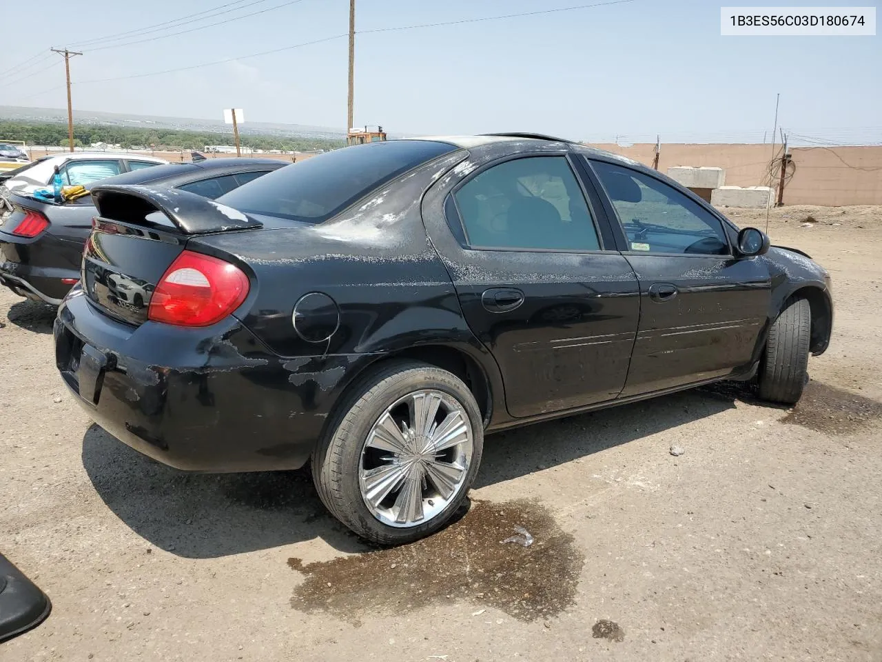 2003 Dodge Neon Sxt VIN: 1B3ES56C03D180674 Lot: 64026784