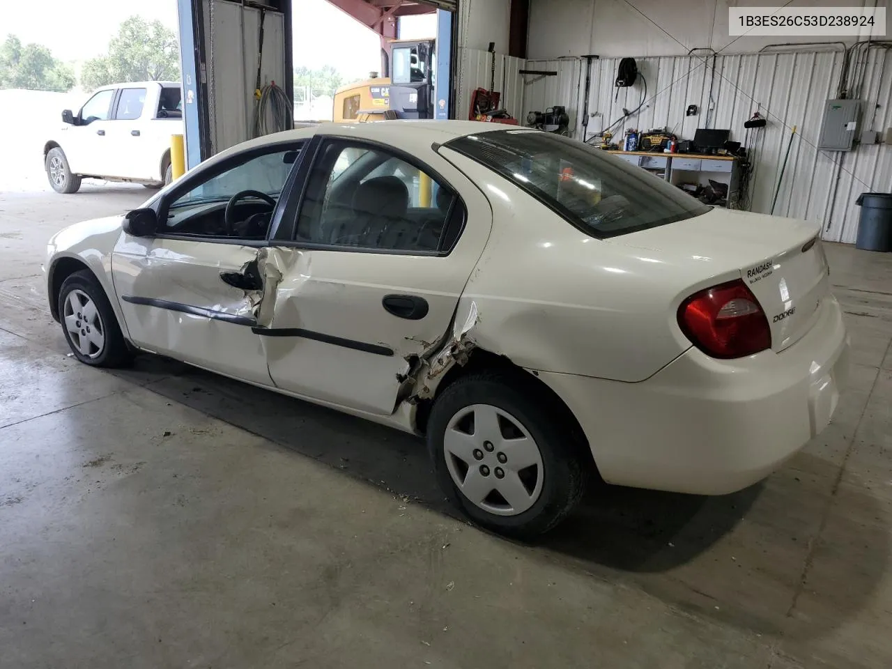 2003 Dodge Neon Se VIN: 1B3ES26C53D238924 Lot: 64570564