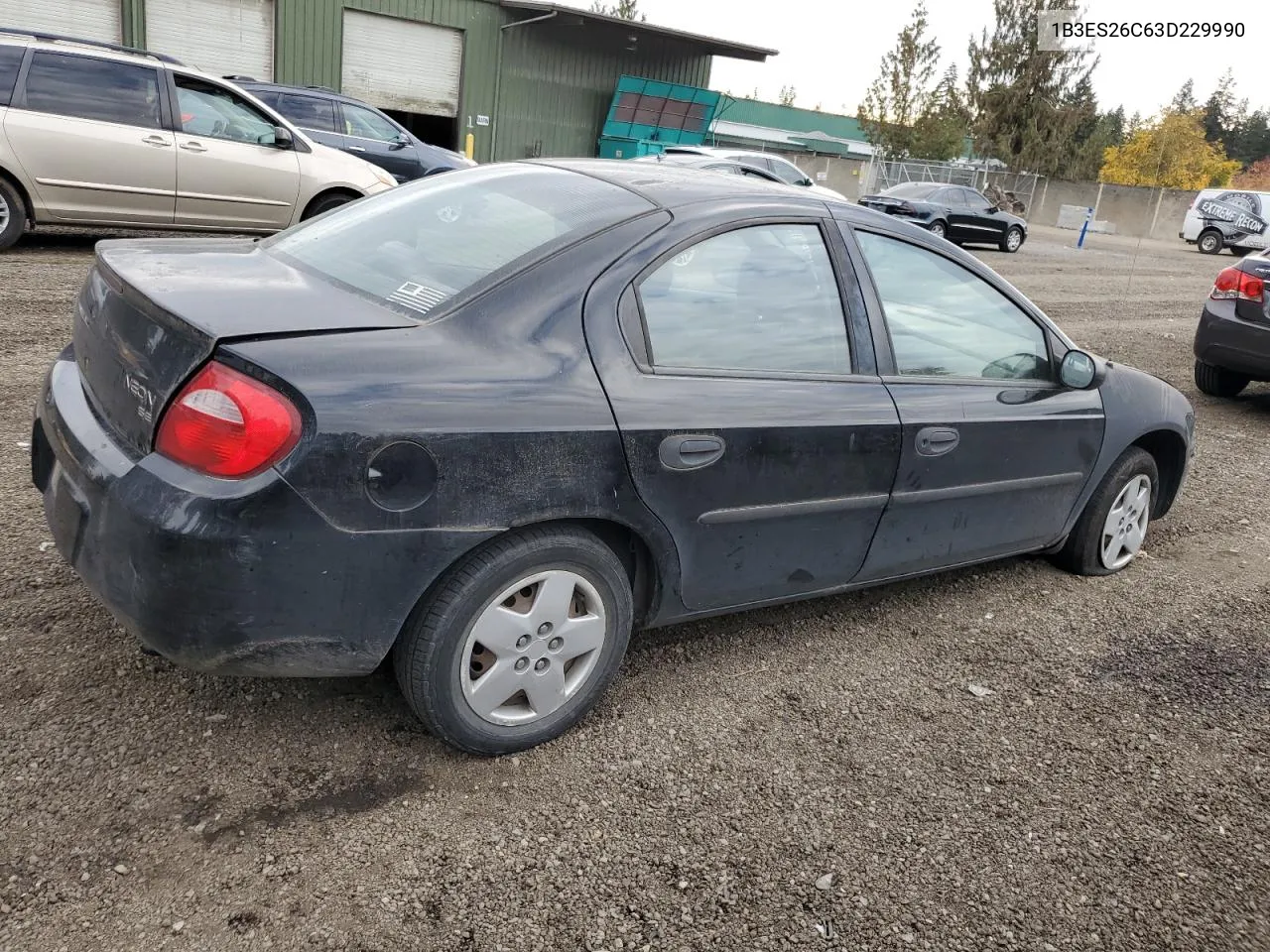 2003 Dodge Neon Se VIN: 1B3ES26C63D229990 Lot: 75457134