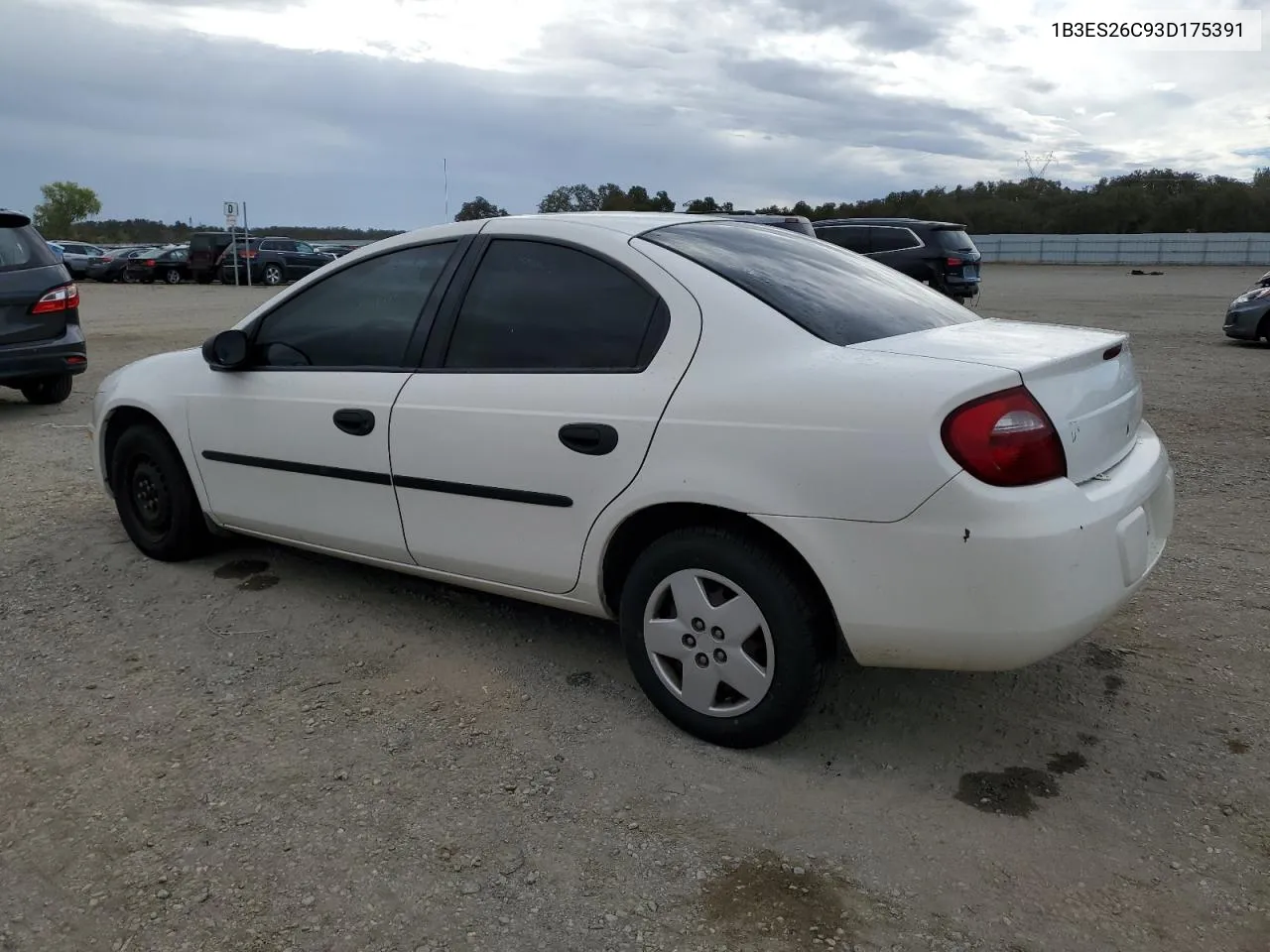 2003 Dodge Neon Se VIN: 1B3ES26C93D175391 Lot: 75500094