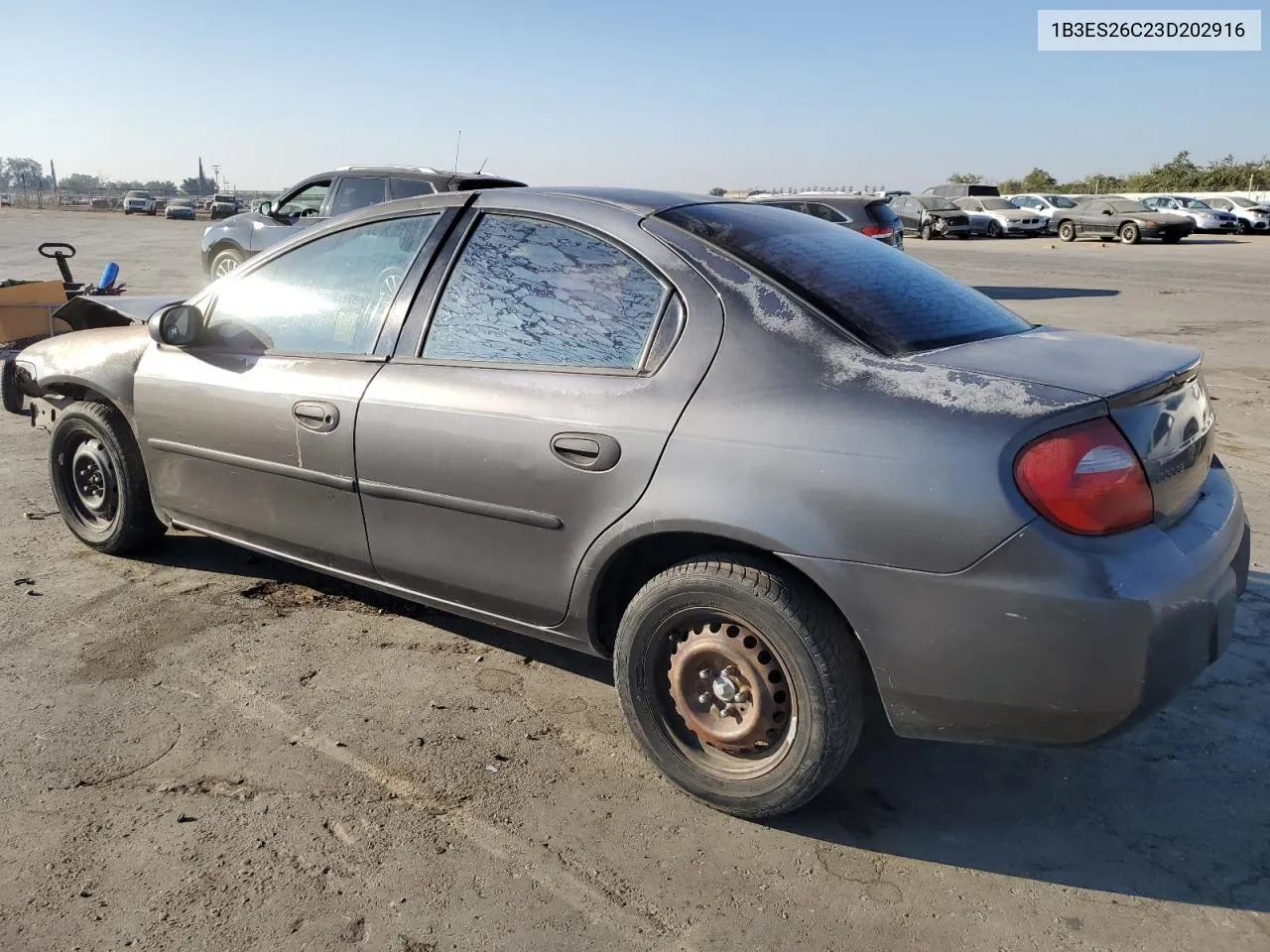 2003 Dodge Neon Se VIN: 1B3ES26C23D202916 Lot: 76054914