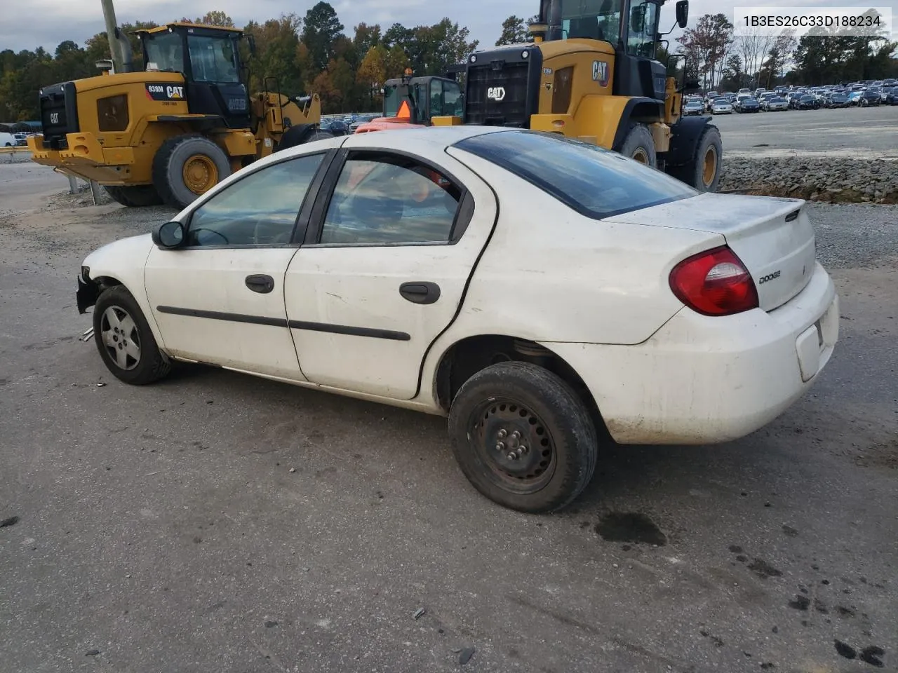 2003 Dodge Neon Se VIN: 1B3ES26C33D188234 Lot: 78412784